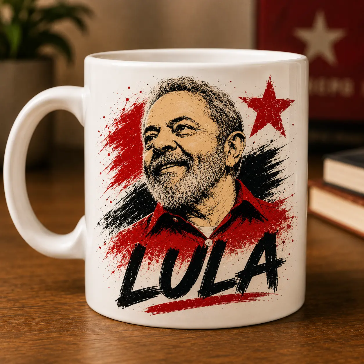 Caneca Lula Estêncil