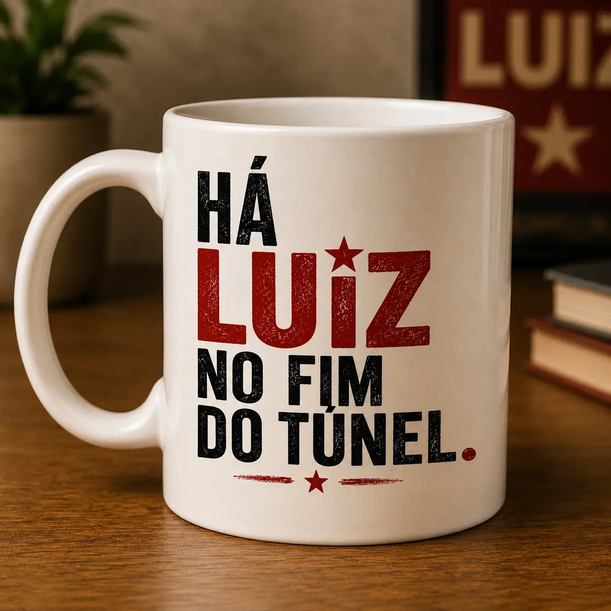 Caneca Há Luiz no Fim do Túnel