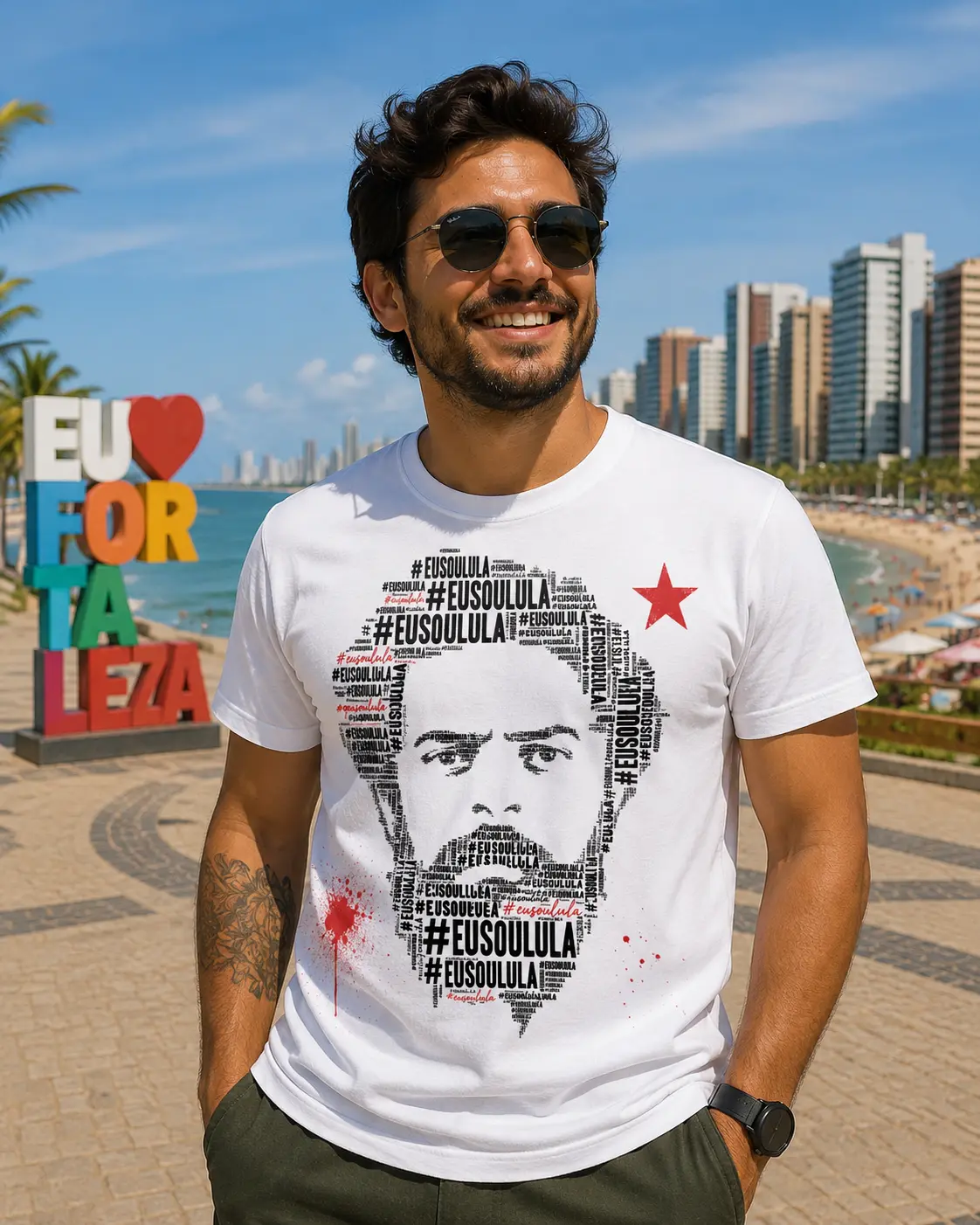 Camiseta #EuSouLula