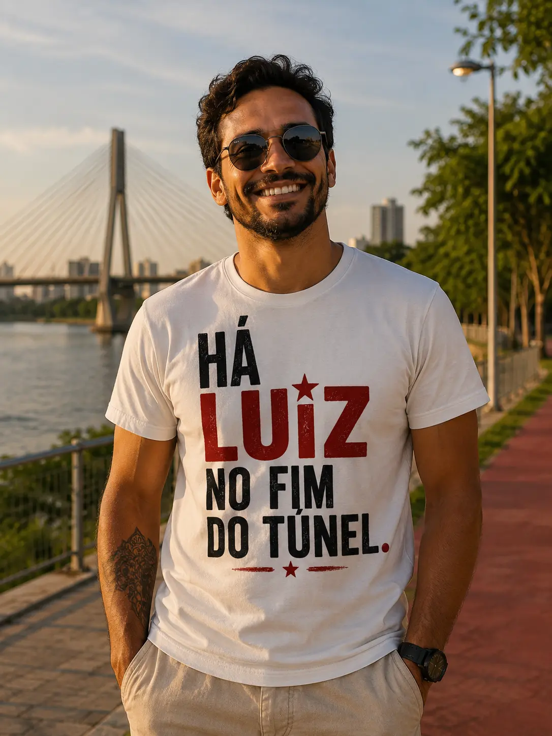 Camisa Há Luiz no Fim do Túnel