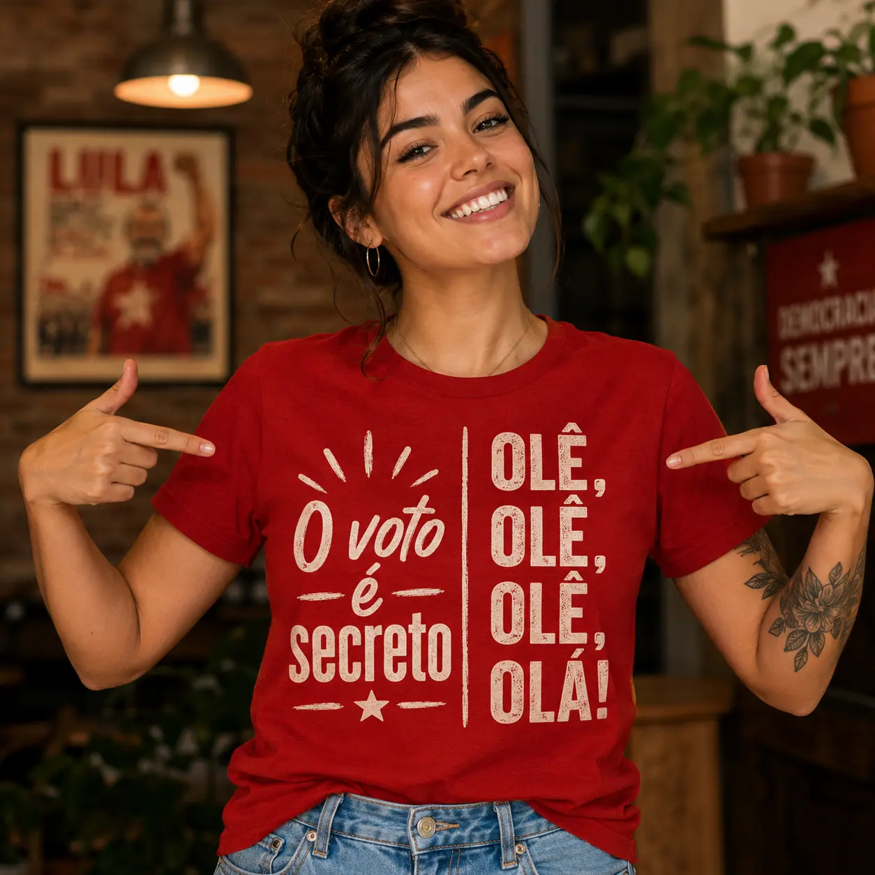 Camiseta Olê, Olê, Olê, Olá