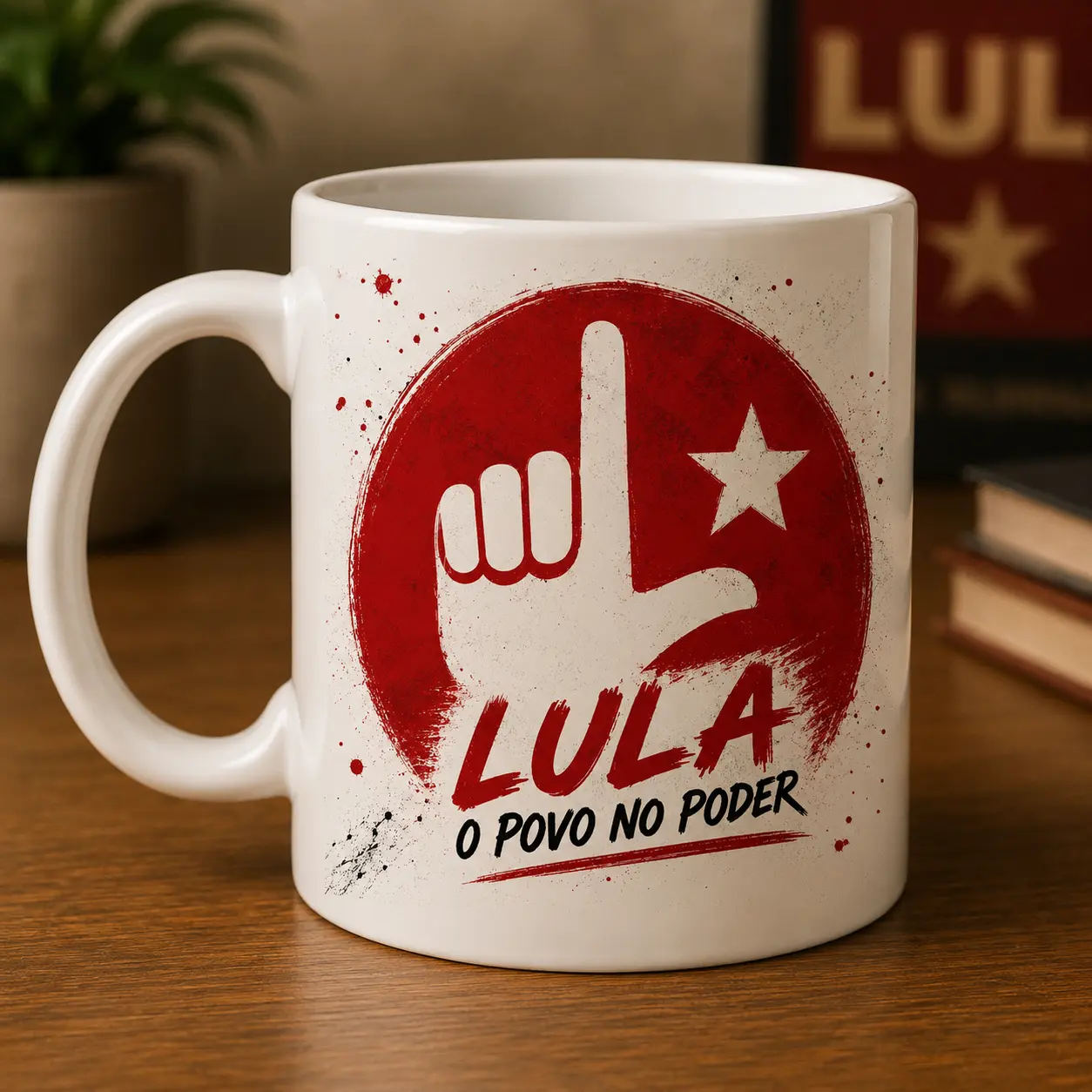 Caneca Lula — O Povo no Poder