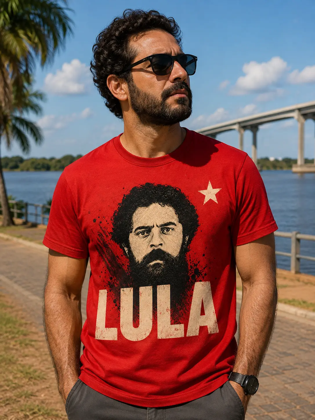 Camisa Lula Vermelha