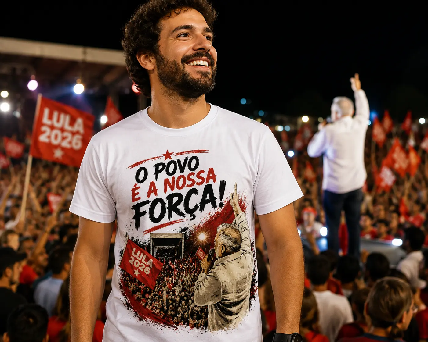 Camiseta O Povo é a Nossa Força